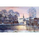 L** Feather
Bakewell in the Snow
signed, watercolour,