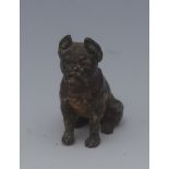 In the manner of Bergman, an Austrian cold painted model of a pug, 2.