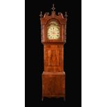 A 19th century mahogany longcase clock,