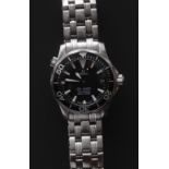 A gentleman's Omega Seamaster Professional Chronometer 300M wristwatch, illuminous baton markers,