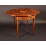 A George III mahogany Pembroke table,