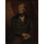 English School (19th century) 
Portrait of a Distinguished Gentleman
watercolour,