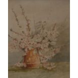 Cuthbert Gresley (1876 - 1963)
Still Life, Blossom in a Vase
signed, watercolour,