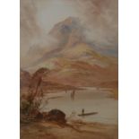W H Earp (19th century)
Loch Leven
signed, watercolour, 53cm x 38.
