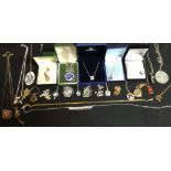 Costume Jewellery - a Swarovski crystal pendant necklace, boxed;  others, Paula Bolton, Solvar,