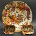 A Royal Crown Derby Olde Avesbury pattern dinner plate;