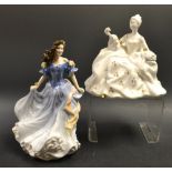 A Royal Doulton figure, Rebecca, HN4041; another, Antoinette,