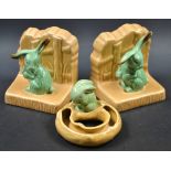 A pair of Sylvac rabbit bookends, no.