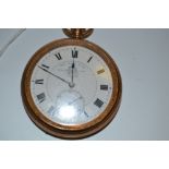 An Edwardian 9ct gold open face pocket watch, 4.