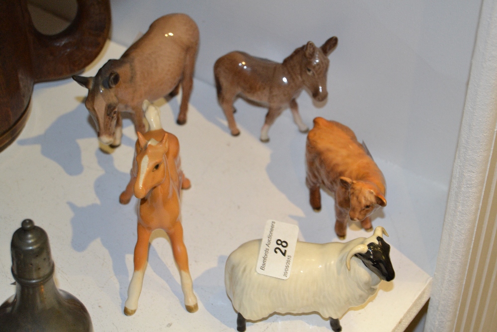 A Beswick model, Donkey, 11.