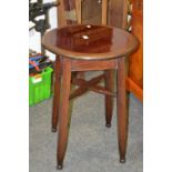 A 20th century circular pub table, c.