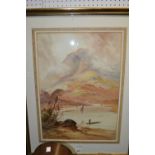 W H Earp (19th century)
Loch Leven
signed, watercolour, 53cm x 38.