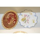 A Royal Crown Derby Gold Aves and Heraldic border dessert plate, 21.