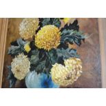 **Henley (20th century)
Chrysanthemums in a vase
oil on board, 49cm x 59cm,