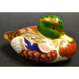 **WITHDRAWN**A Royal Crown Derby paperweight, Bakewell Duck,