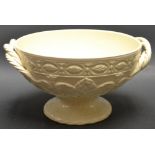 A Wedgwood cream wear twin handle pedestal fruit bowl,