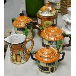 Cottage Ware - tea pots; biscuit barrel etc.