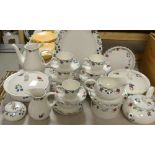 A Poole Pottery Cranbourne part tea, coffee and dinner service including.
