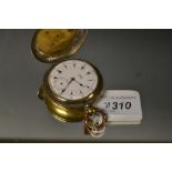 A large Turkish Hunter pocket watch,