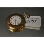 A gentleman's Elgin gold plated pocket watch,