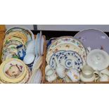 Ceramics - a Royal Doulton Hotel Porcelain tea pot; others similar; Arcadia pattern;