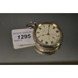 A silver Kay's Triumph pocket watch,