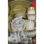 A Radfords cream and gilt tea set (48 pieces)