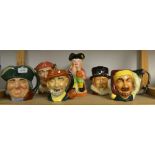 Ceramics- Toby and character jugs,
