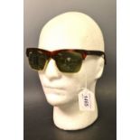 A pair of Ray-Ban Wayfarer-type sunglasses, WO923, Bausch & Lomb lenses, 14cm wide, c.