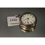 A George III pair cased verge pocket watch, by Shepperly, Nottingham,