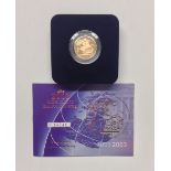 Coin, Great Britain, Royal Mint, Gold Proof Sovereign, 2003, (14045/15000),