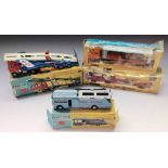 Corgi Major Toys Commercial Vehicles - 1138 Car Transporter with Ford Tilt Cab H series Tractor;