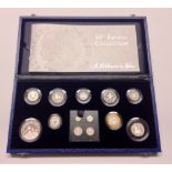 Coins, Great Britain, Royal Mint, Silver Proof Set, 2006, Queen's 80th Birthday Set,