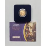 Coin, Great Britain, Royal Mint, Gold Proof Sovereign, 2006 (3513/12500),