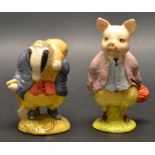 A Beswick Beatrix Potter model, Pigling Bland; another, Tommy Brock,