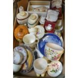 Ceramics - a large Portmeirion cup and saucer;  a Carlton ware walking mug;  Royal Copenhagen;