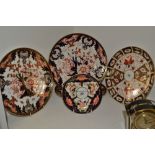 A Royal Crown Derby Imari plate, pattern 2451, date code for 1892;  others,