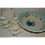 Ceramics - a part Gladstone China tea set, comprising sandwich, tea plates (4), cups (4),