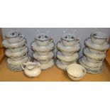 A Royal Doulton Old Colony tea service comprising, twelve tea plates, twelve cups and saucers,