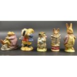 A Beswick Beatrix Potter model, Miss Moppet; others,