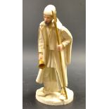 A rare Royal Worcester  figure, modelled by James Hadley, Ye Watchman, from the London Cries series,