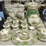 A Copeland Spode Byron dinner service, comprising tureens, coffee service, etc.