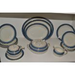 Ceramics - a Burleigh Ware part dinner service