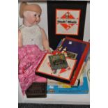 Toys - an Armand Marseilles bisque head doll, stamped 327,