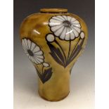 A Royal Doulton stoneware inverted baluster vase, by Florrie Jones,