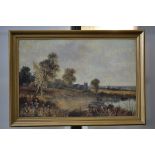 English School (19th century)
The Fenlands
oil on canvas,