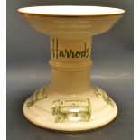 A Mason`s Ironstone Harrods ham stand, made especially for the Harrods van range.