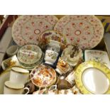 A Royal Crown Derby Olde Avesbury four cups and saucers,