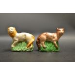 A pair of 19th century models,