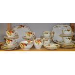 Tableware - a Royal Albert Russet pattern part tea service no. 9543;  another pattern no.